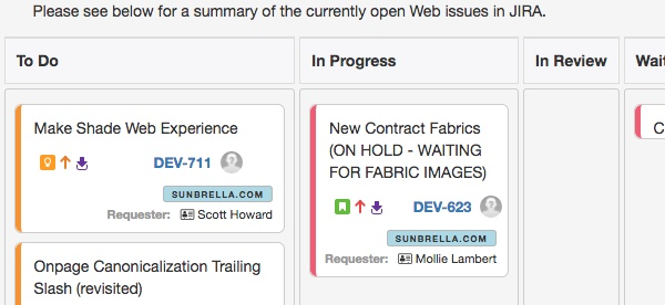 Web Request Dashboard